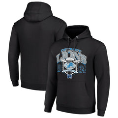 Detroit Lions Starter 80s Retro Pullover Hoodie Black | NFL