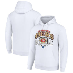 San Francisco 49ers Starter 80s Retro Pullover Hoodie White | NFL