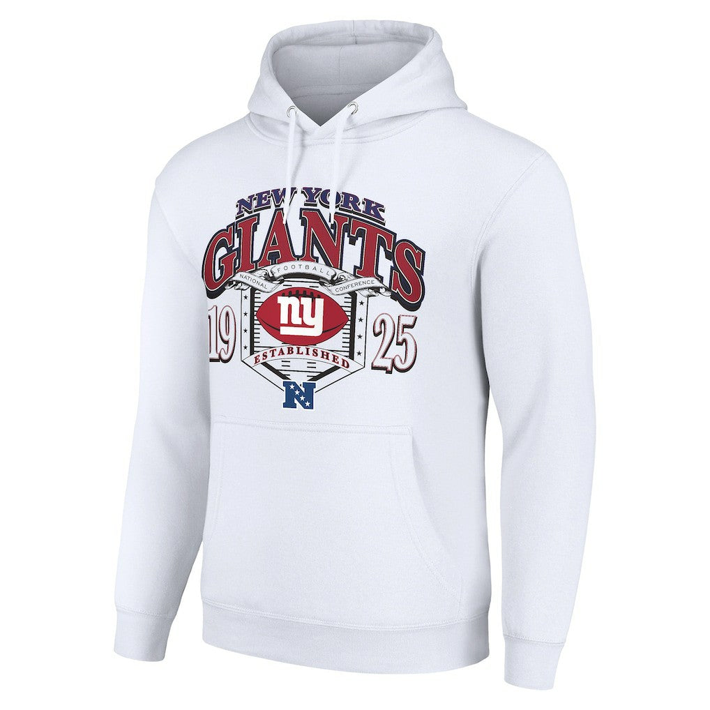New York Giants Starter 80s Retro Pullover Hoodie White | NFL