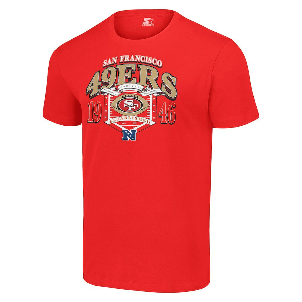 San Francisco 49ers Starter ‘80s Inspired T-Shirt Scarlet | NFL
