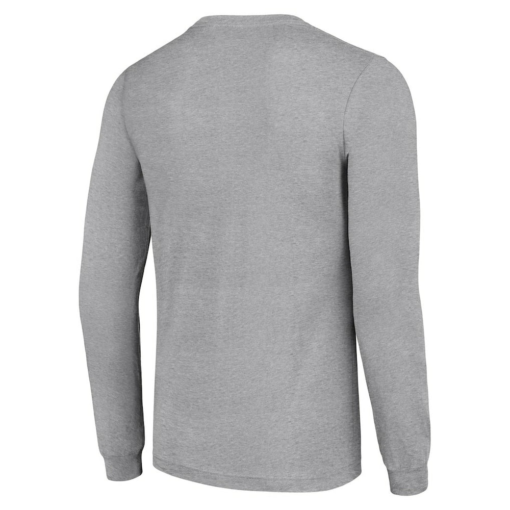 Green Bay Packers Starter Retro Long Sleeve Graphic T-Shirt Heather Gray | NFL