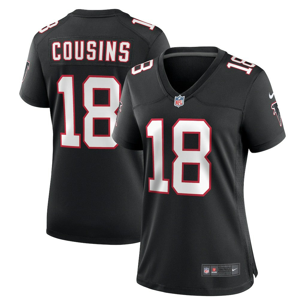 Kirk Cousins Atlanta Falcons Women's Alternate Game Jersey Black | Nike for Sale