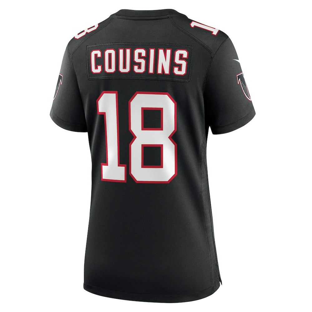 Kirk Cousins Atlanta Falcons Women's Alternate Game Jersey Black | Nike for Sale