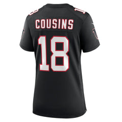 Kirk Cousins Atlanta Falcons Women's Alternate Game Jersey Black | Nike for Sale