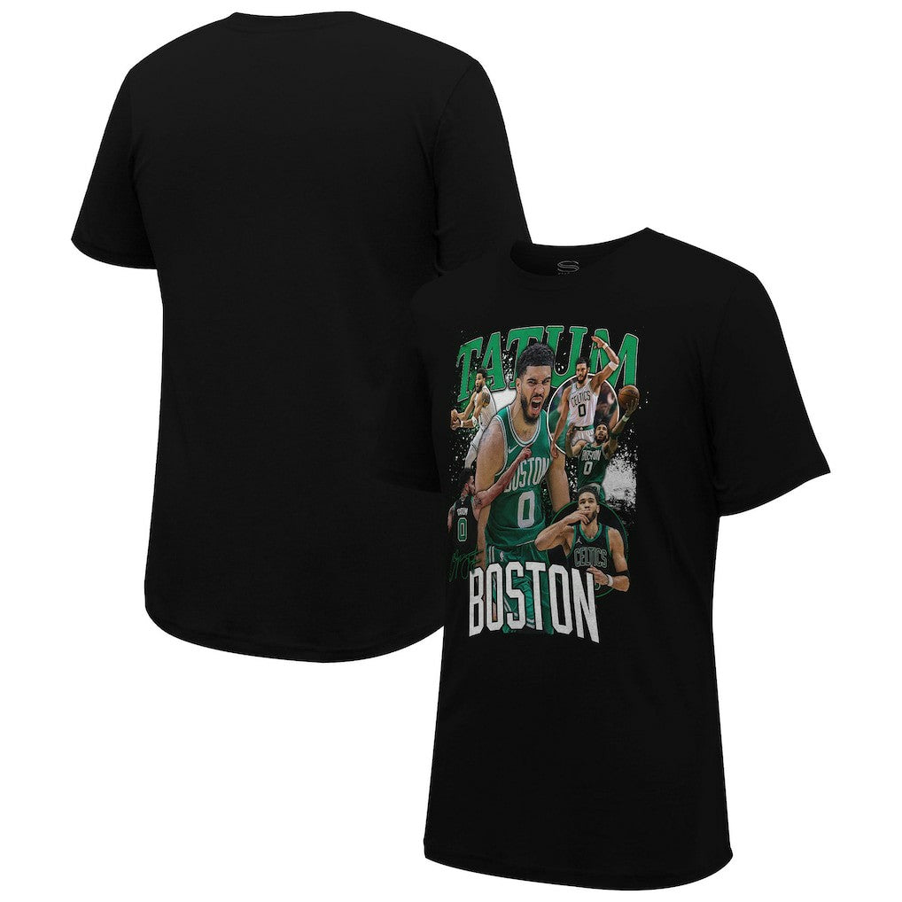 Jayson Tatum Boston Celtics Stadium Essentials Unisex Player Crossroads T-Shirt Black - NBA