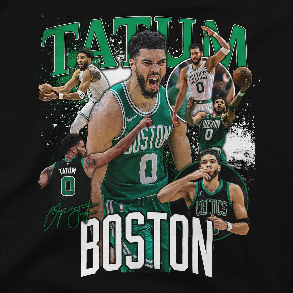 Jayson Tatum Boston Celtics Stadium Essentials Unisex Player Crossroads T-Shirt Black - NBA