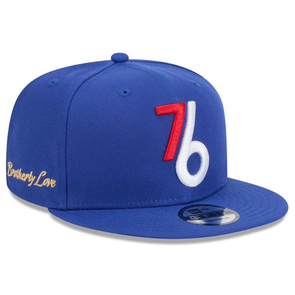 Philadelphia 76ers 2024/25 City Edition Alternate 9FIFTY Snapback Hat Royal - NBA