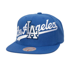 Los Angeles Dodgers Mitchell & Ness Full Frontal Snapback Hat - MLB