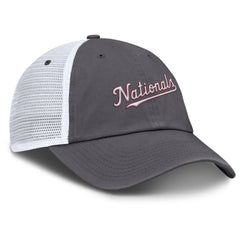 Washington Nationals Nike Wordmark Club Adjustable Trucker Hat - MLB