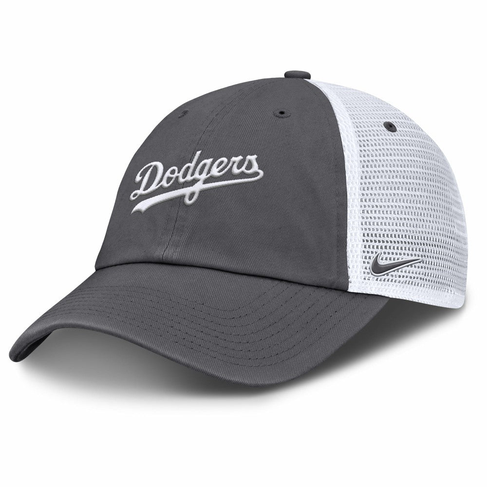 Los Angeles Dodgers Nike Wordmark Club Adjustable Trucker Hat - MLB