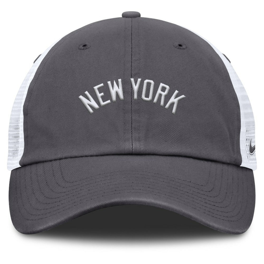 New York Yankees Nike Wordmark Club Adjustable Trucker Hat - MLB