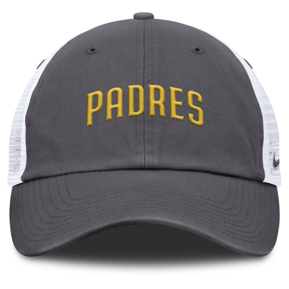 San Diego Padres Nike Wordmark Club Adjustable Trucker Hat - MLB
