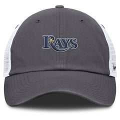 Tampa Bay Rays Nike Wordmark Club Adjustable Trucker Hat - MLB