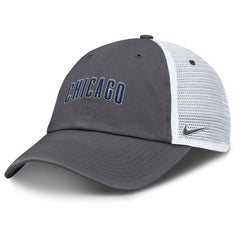 Chicago Cubs Nike Wordmark Club Adjustable Trucker Hat - MLB