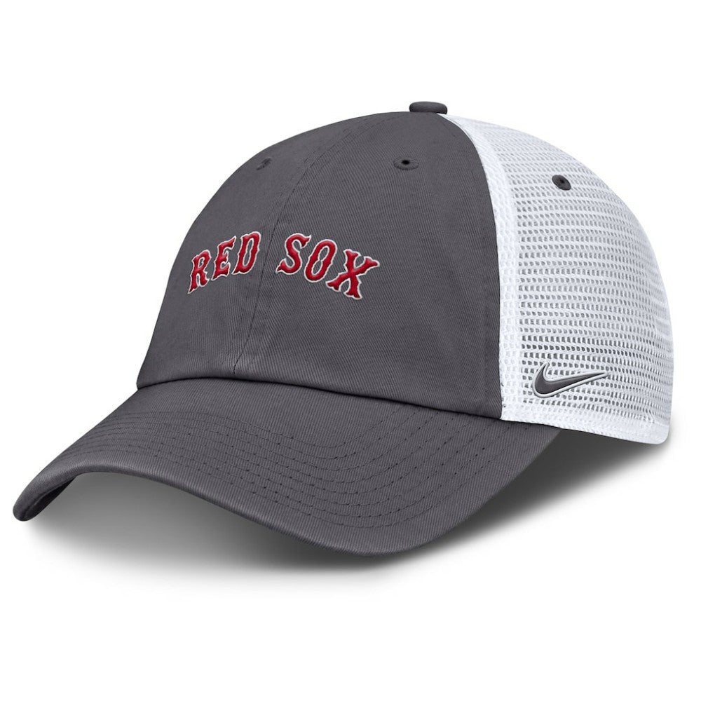 Boston Red Sox Nike Wordmark Club Adjustable Trucker Hat - MLB