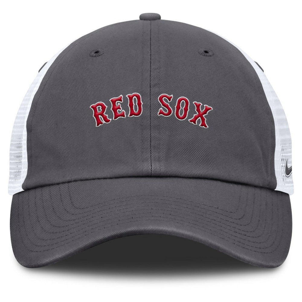 Boston Red Sox Nike Wordmark Club Adjustable Trucker Hat - MLB