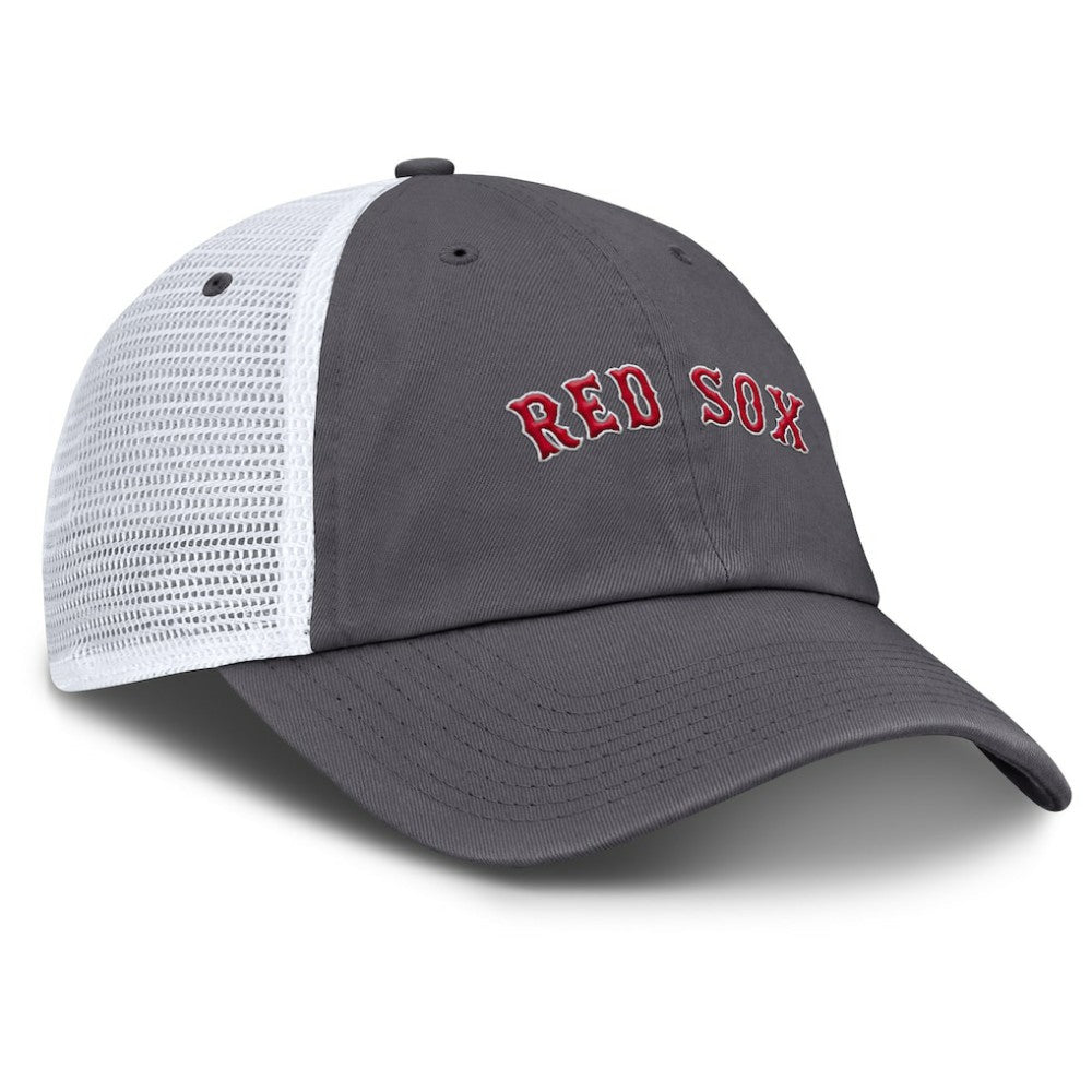 Boston Red Sox Nike Wordmark Club Adjustable Trucker Hat - MLB