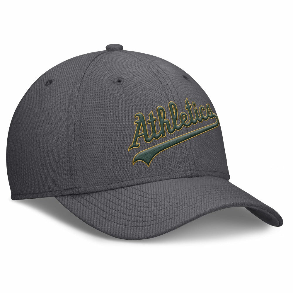 Athletics Nike Swoosh Performance Flex Hat - MLB