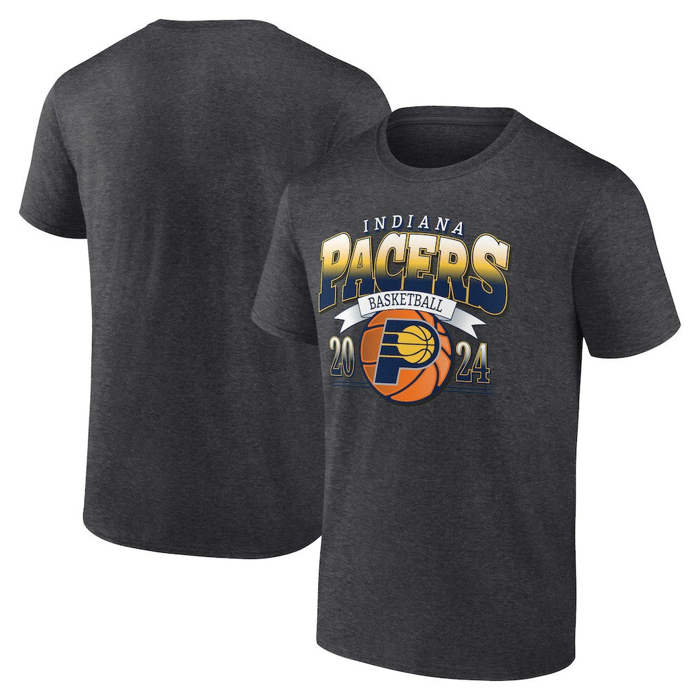 Indiana Pacers Fast Break Finisher T-Shirt Charcoal - NBA