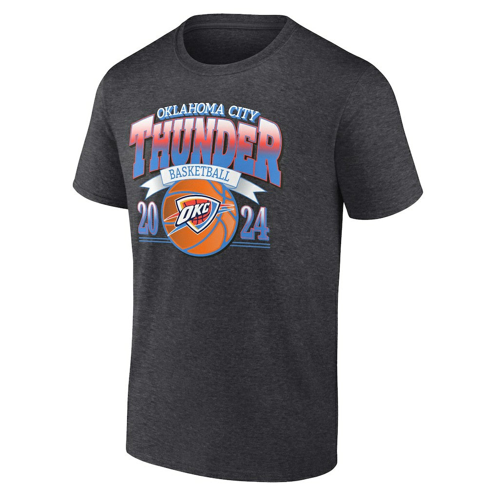 Oklahoma City Thunder Fast Break Finisher T-Shirt Charcoal - NBA