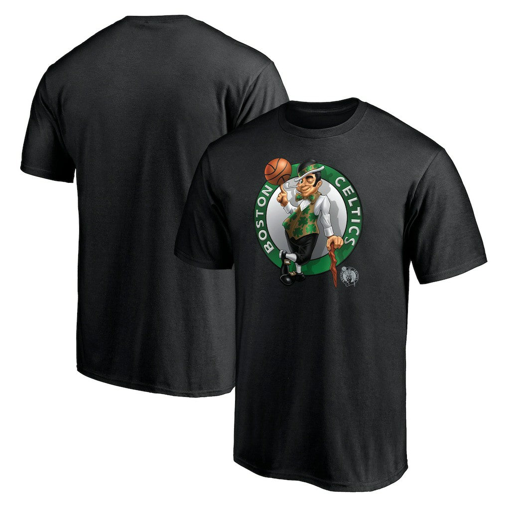 Boston Celtics Midnight Mascot T-Shirt Black - NBA