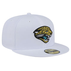 Jacksonville Jaguars New Era Throwback Logo Omaha 59FIFTY Fitted Hat White | NFL