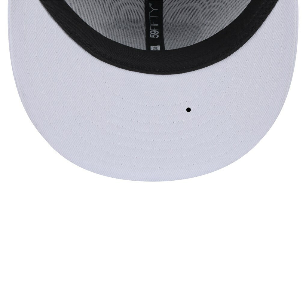 Jacksonville Jaguars New Era Throwback Logo Omaha 59FIFTY Fitted Hat White | NFL