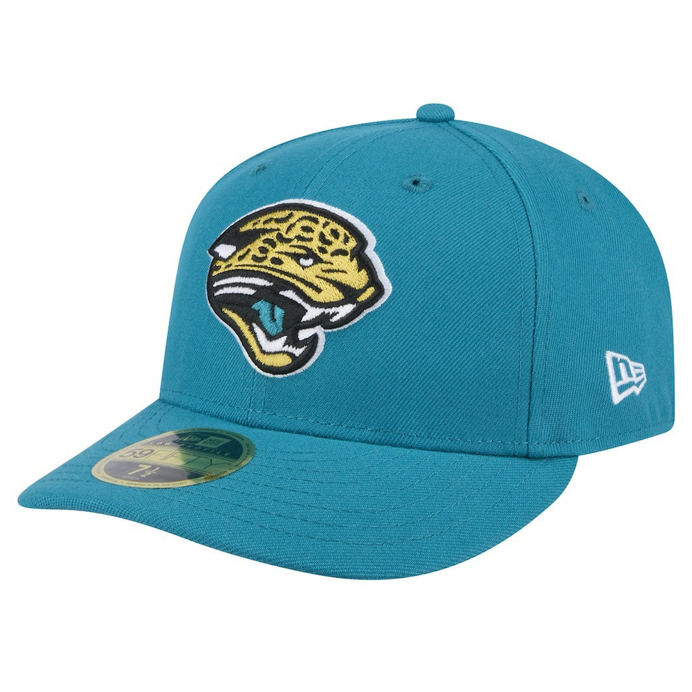 Jacksonville Jaguars New Era Throwback Logo Omaha Low Profile 59FIFTY Fitted Hat Teal | NFL