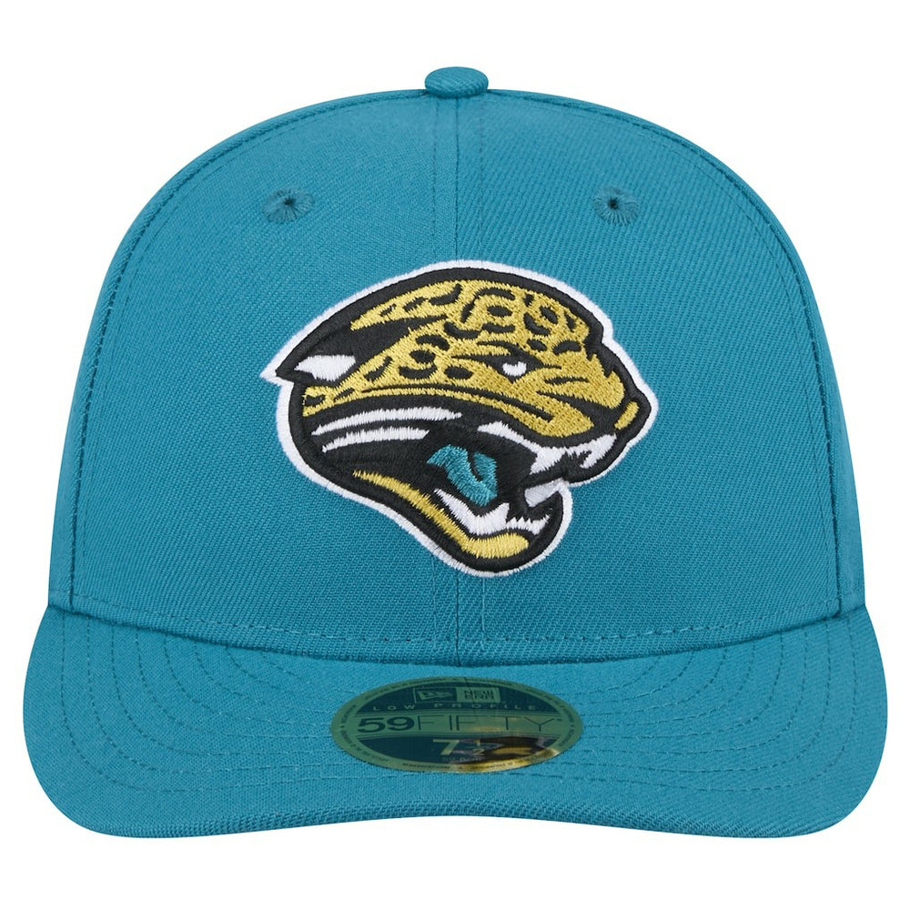 Jacksonville Jaguars New Era Throwback Logo Omaha Low Profile 59FIFTY Fitted Hat Teal | NFL