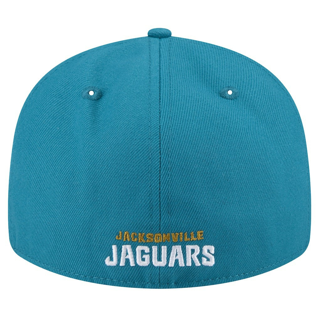 Jacksonville Jaguars New Era Throwback Logo Omaha Low Profile 59FIFTY Fitted Hat Teal | NFL