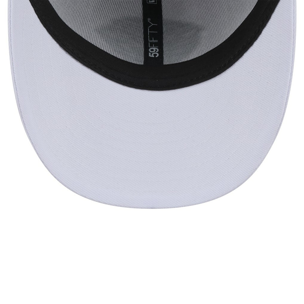 Jacksonville Jaguars New Era Throwback Logo Omaha Low Profile 59FIFTY Fitted Hat White | NFL
