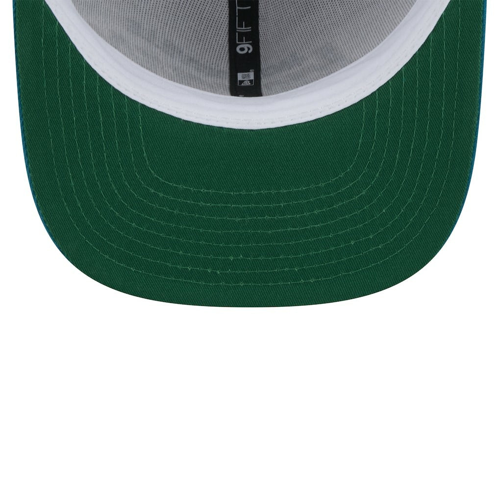 Jacksonville Jaguars New Era Throwback Sparky Original Fit 9FIFTY Snapback Hat White/Teal | NFL