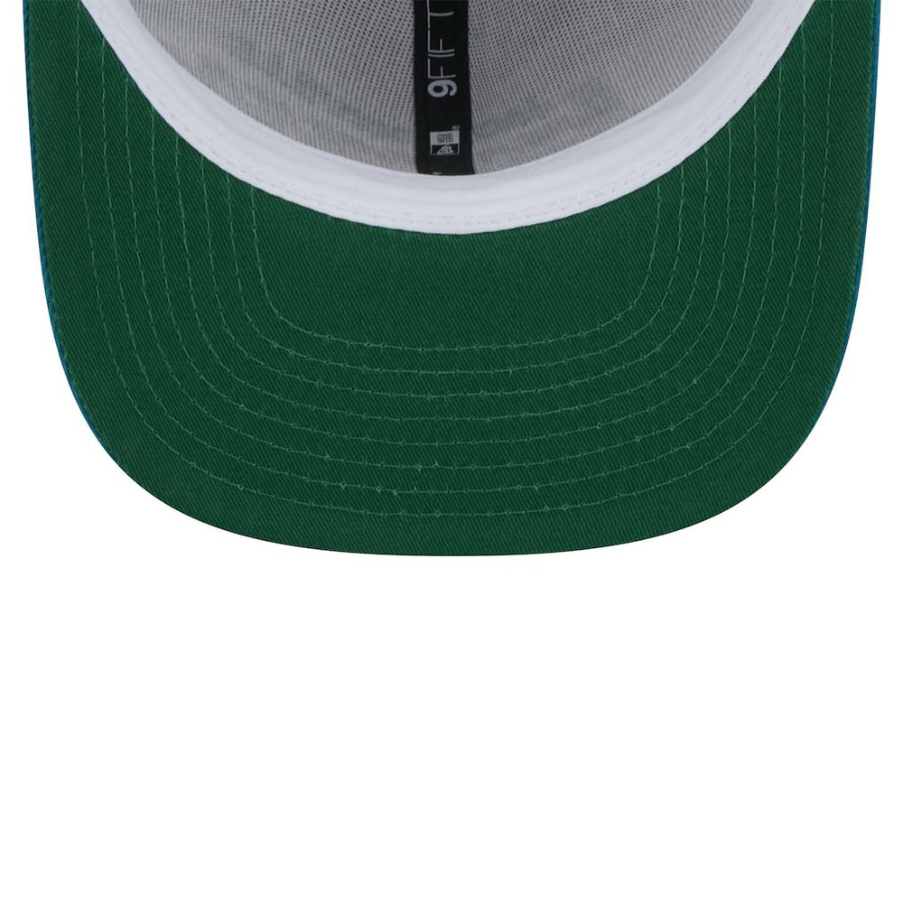 Jacksonville Jaguars New Era Throwback Sparky Original Fit 9FIFTY Snapback Hat White/Teal | NFL