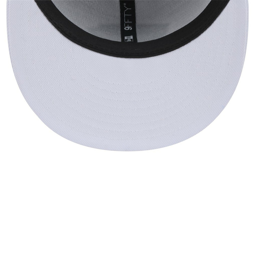 Jacksonville Jaguars New Era Throwback Logo Standard 9FIFTY Snapback Hat White | NFL