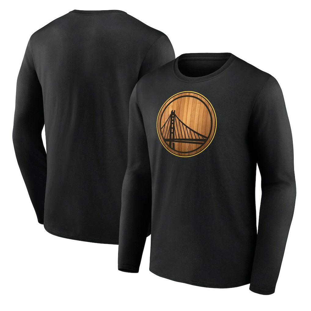 Golden State Warriors Hardwood Long Sleeve T-Shirt Black - NBA