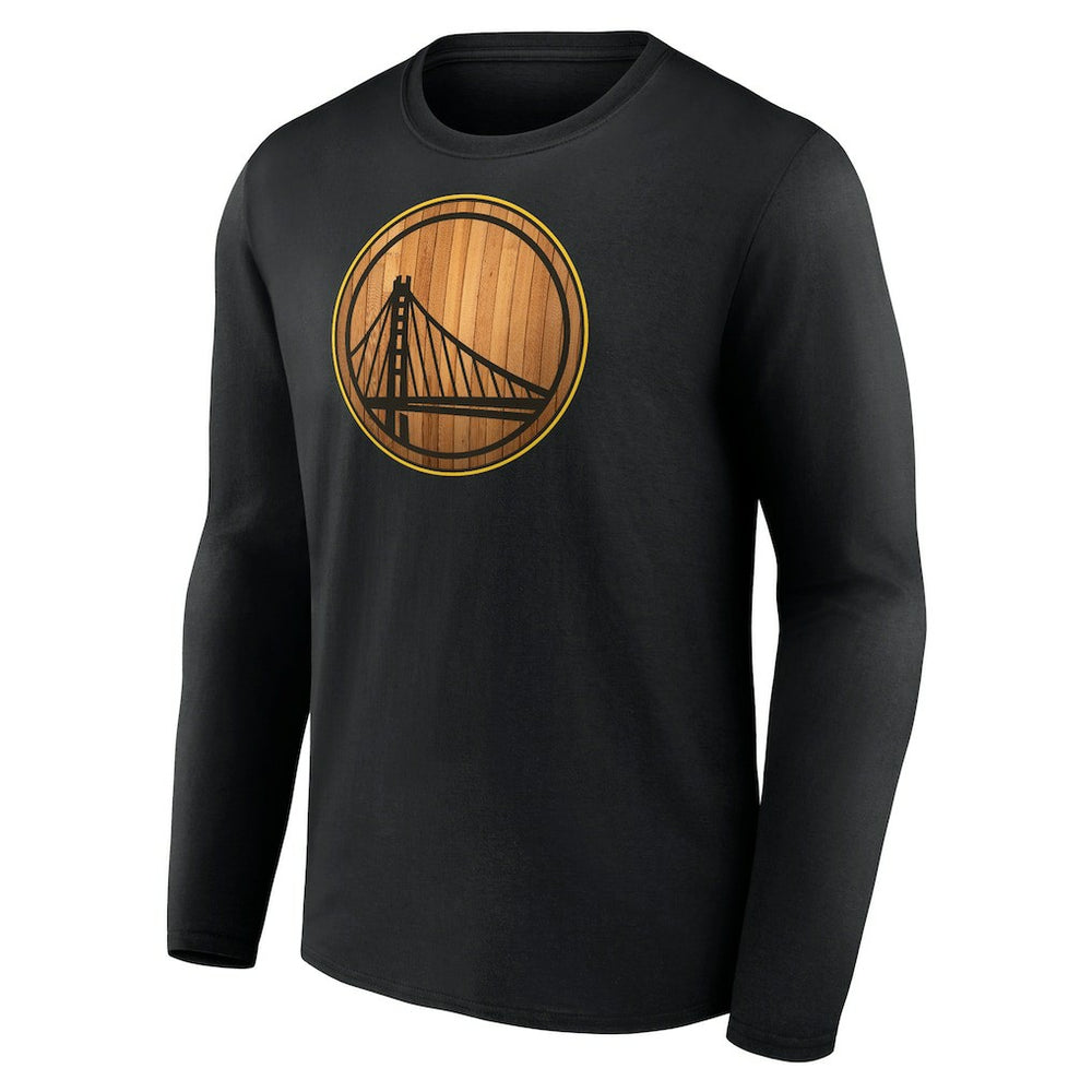 Golden State Warriors Hardwood Long Sleeve T-Shirt Black - NBA