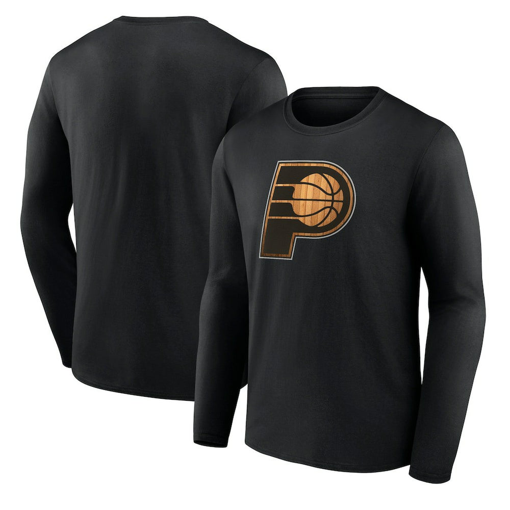 Indiana Pacers Hardwood Long Sleeve T-Shirt Black - NBA