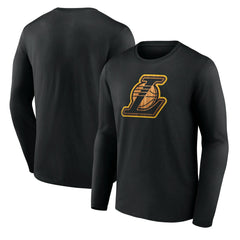 Los Angeles Lakers Hardwood Long Sleeve T-Shirt Black - NBA