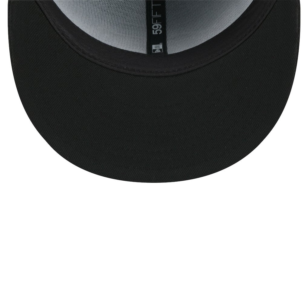 Jacksonville Jaguars New Era Throwback Crawl Flipside Two-Tone 59FIFTY Fitted Hat Teal/Black | NFL