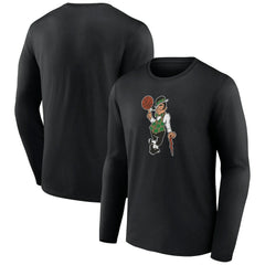 Boston Celtics Alternate Logo Long Sleeve T-Shirt Black - NBA