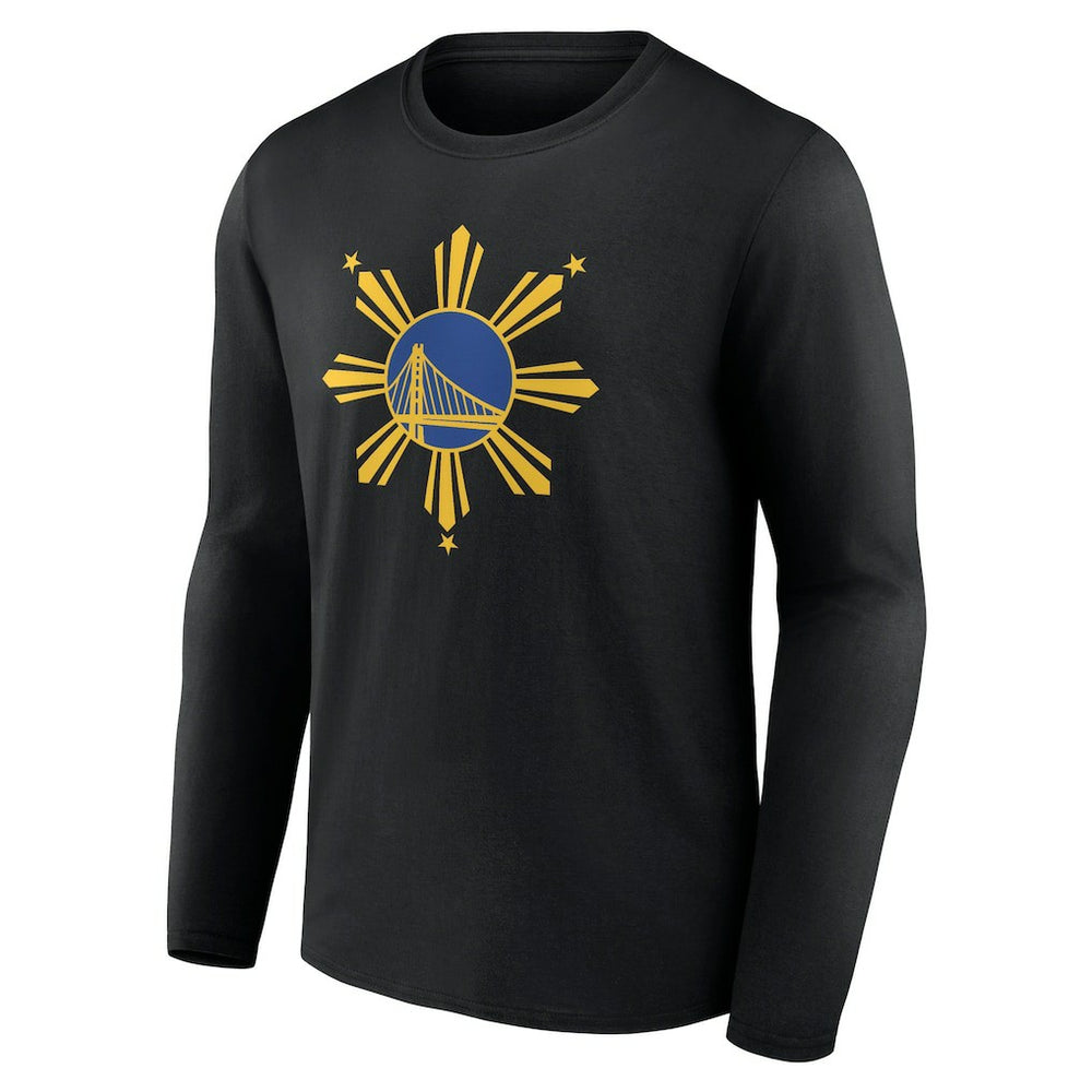 Golden State Warriors Filipino Heritage Long Sleeve T-Shirt Black - NBA