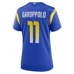 Jimmy Garoppolo Los Angeles Rams Women's Team Game Jersey Royal | Nike for Sale