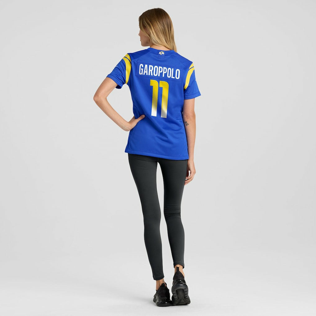 Jimmy Garoppolo Los Angeles Rams Women's Team Game Jersey Royal | Nike for Sale