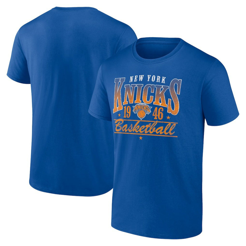 New York Knicks Give And Go Play T-Shirt Blue - NBA