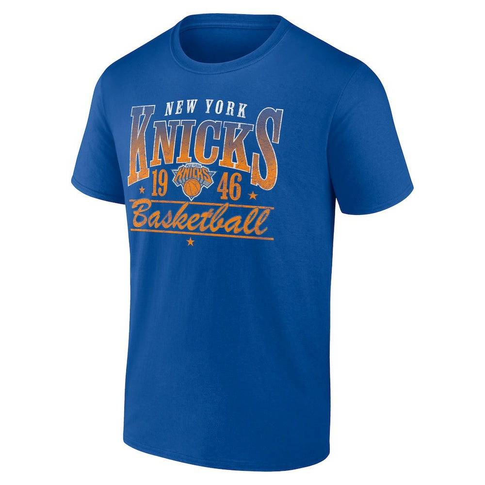 New York Knicks Give And Go Play T-Shirt Blue - NBA
