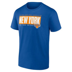 New York Knicks Blocked Out T-Shirt Blue - NBA