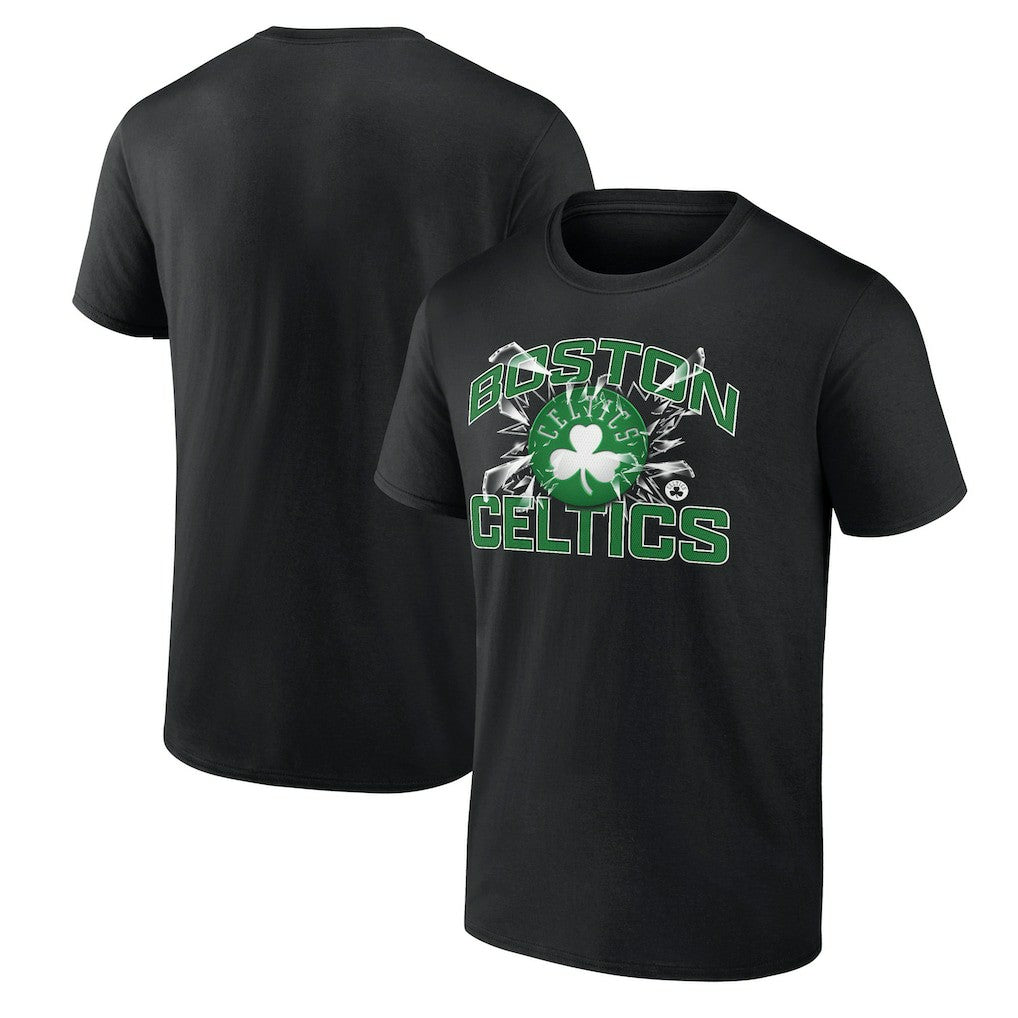 Boston Celtics Shattered T-Shirt Black - NBA