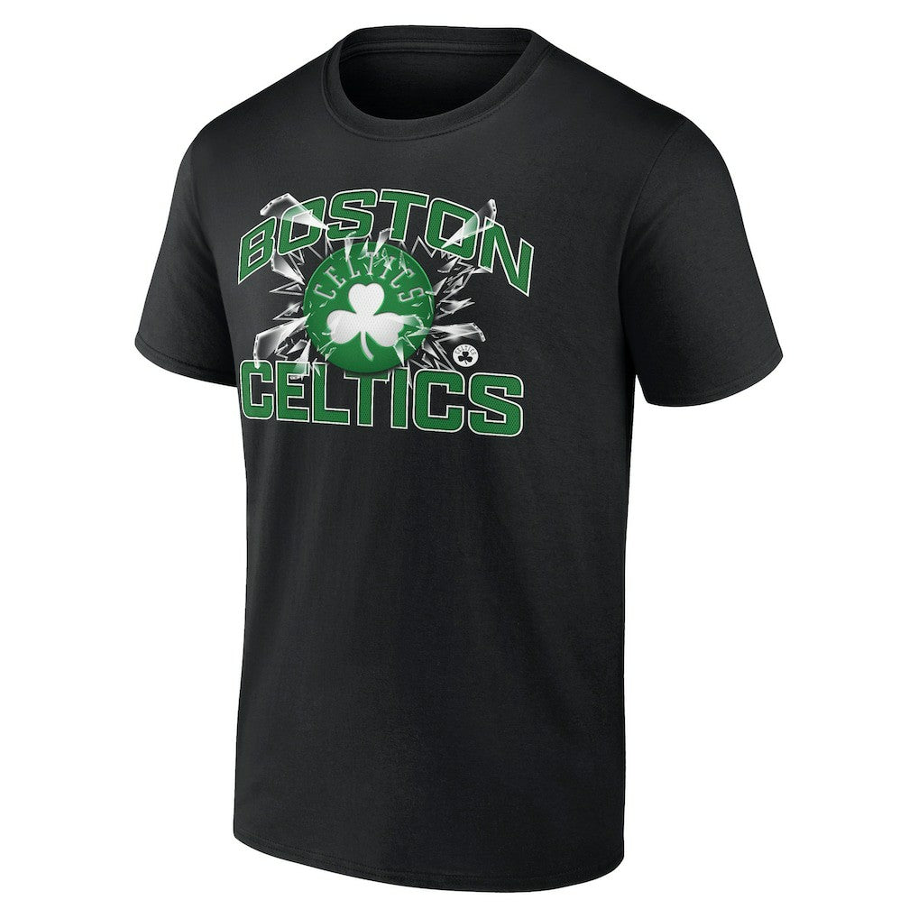Boston Celtics Shattered T-Shirt Black - NBA