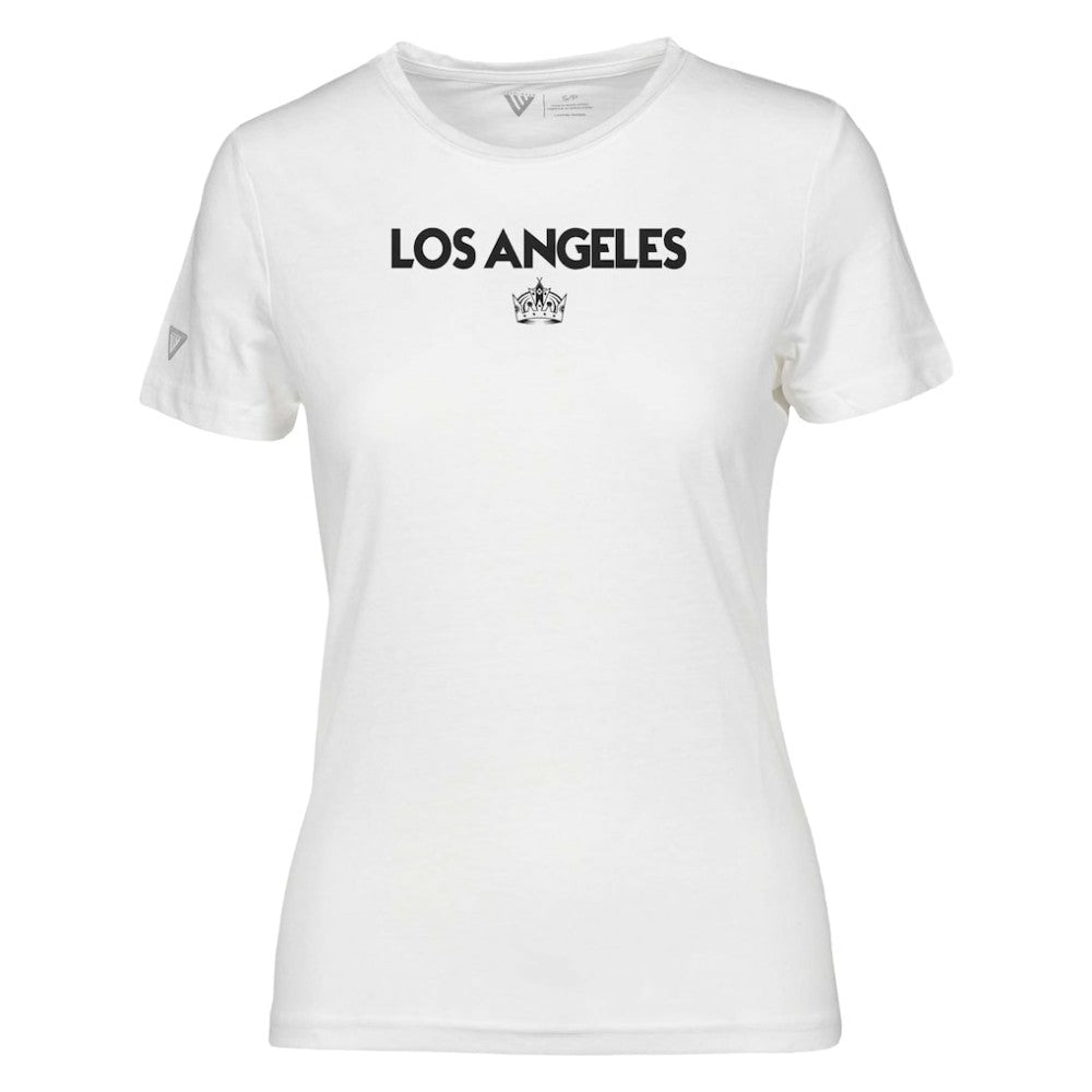 Los Angeles Kings Levelwear Women's Maddox City Capsule T-Shirt - White - NHL