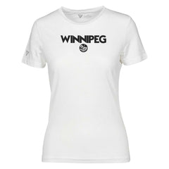 Winnipeg Jets Levelwear Women's Maddox City Capsule T-Shirt - White - NHL
